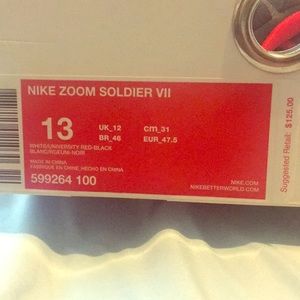 Nike lebron zoom soldier VII brand new size 13